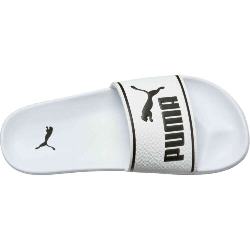 Puma Leadcat 2.0 Slides – White & Black