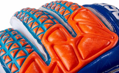 Reusch Prisma Pro AX2 Ortho-Tec Goalkeeper Gloves – White/Aqua Blue