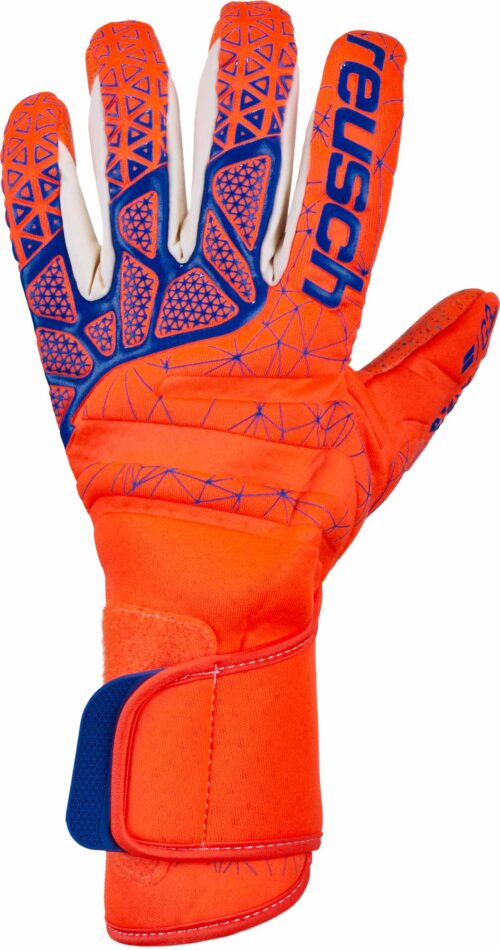 Reusch Pure Contact G3 Fusion Goalkeeper Gloves – Shocking Orange/Blue