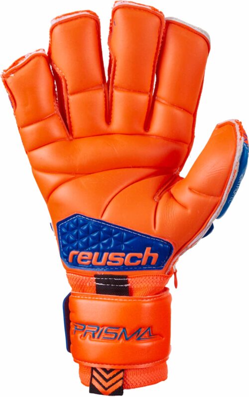 Reusch Prisma Deluxe G3 Ortho-Tec Goalkeeper Gloves – Shocking Orange/Blue