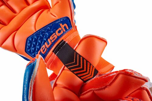 Reusch Prisma Deluxe G3 Ortho-Tec Goalkeeper Gloves – Shocking Orange/Blue