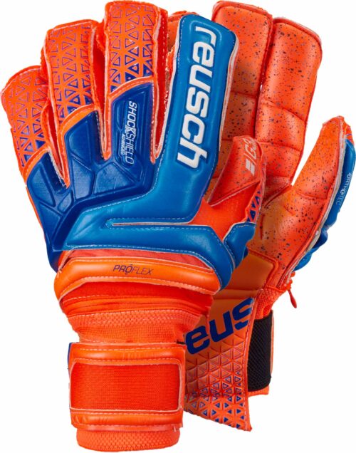 Reusch Prisma Supreme G3 Fusion Ortho-Tec Goalkeeper Gloves – Shocking Orange/Blue