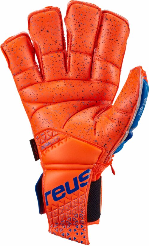 Reusch Prisma Supreme G3 Fusion Ortho-Tec Goalkeeper Gloves – Shocking Orange/Blue