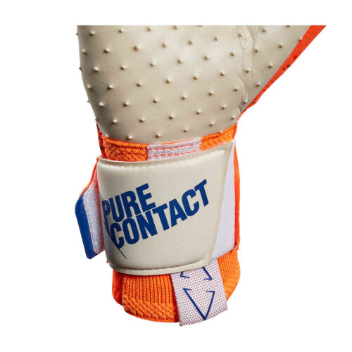 Reusch Pure Contact Speedbump Goalkeeper Gloves – Shocking Orange & Blue