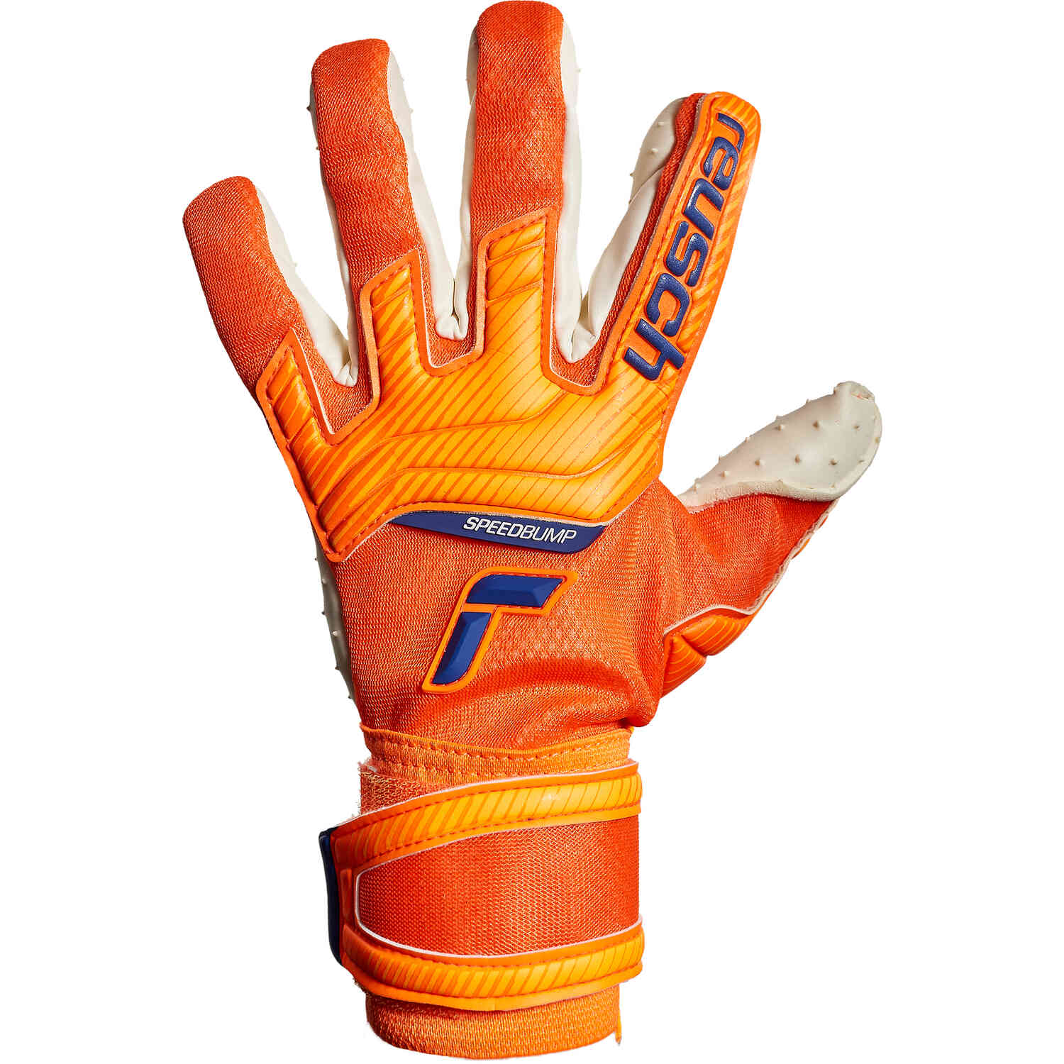 Puma Future Pro Grip Hybrid Goalkeeper Gloves - Orange-Blue, 7