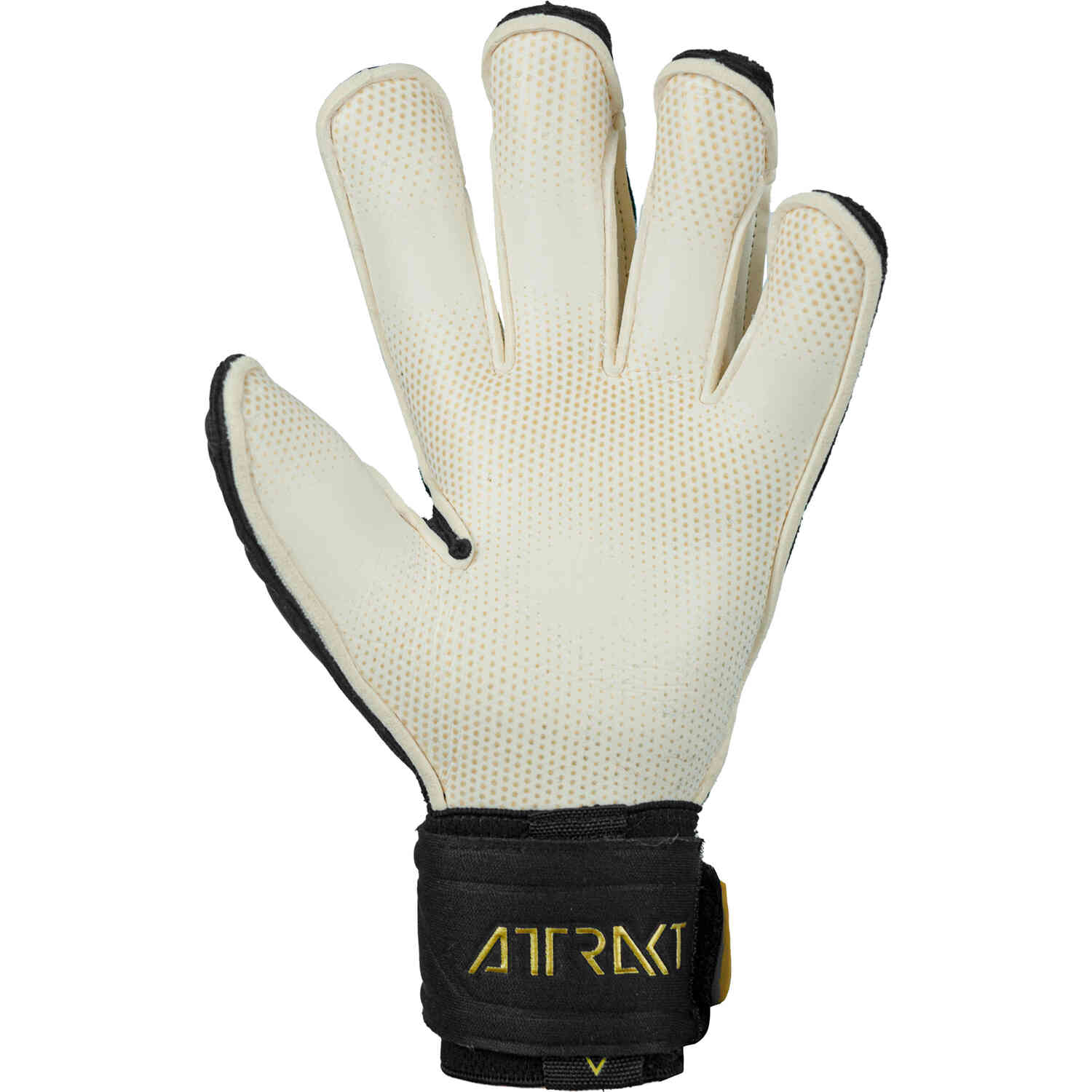 Reusch Attrakt Gold X Glueprint Goalkeeper Gloves – Black & Gold