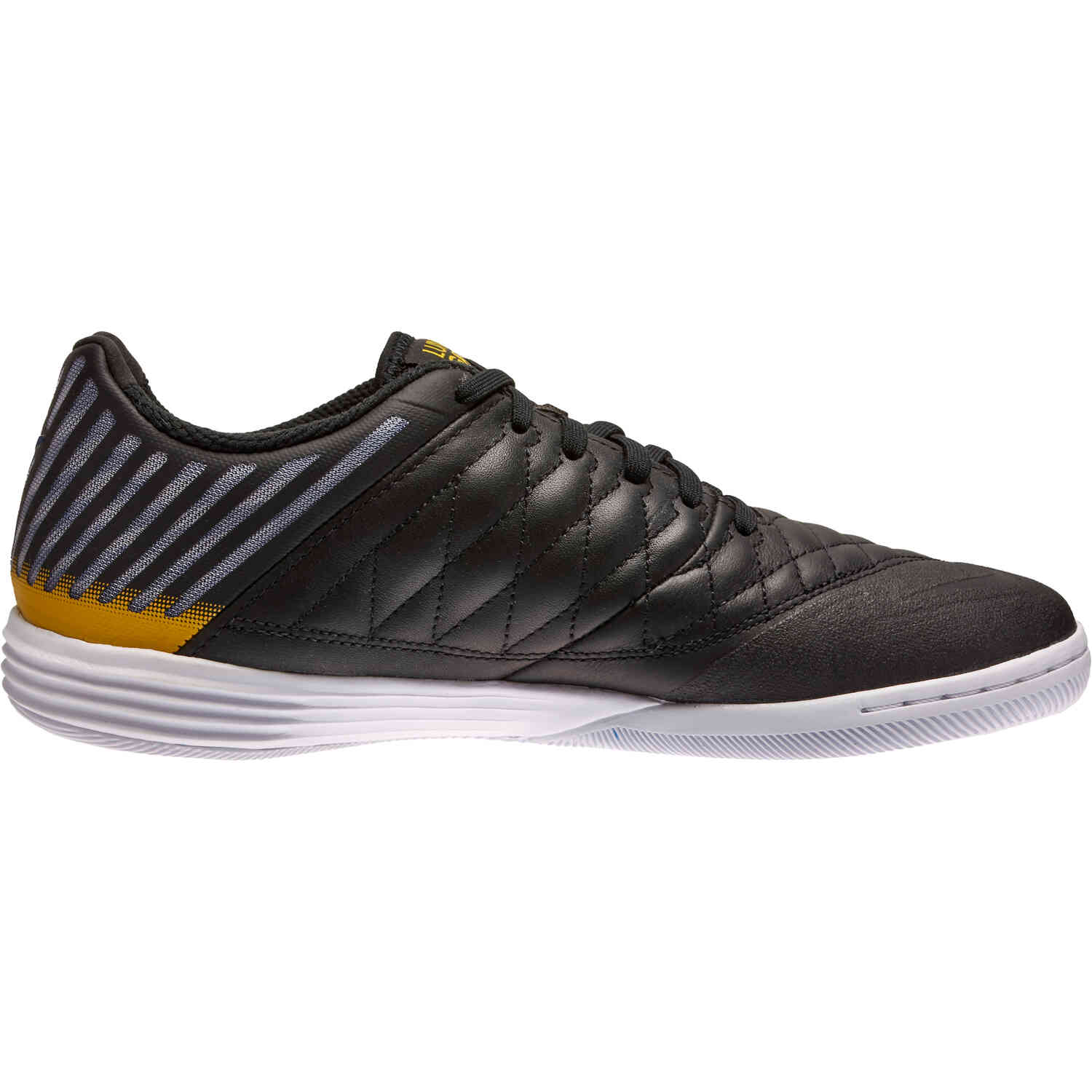 Nike Lunargato IC – Black & Midnight Navy with Black with Vivid Sulfur