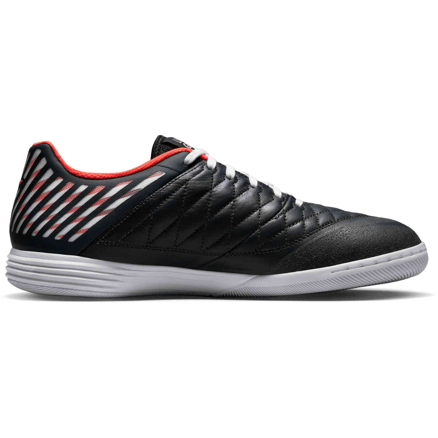 Nike Lunargato II IC – Anthracite & Infrared 23 with White with Team Gold