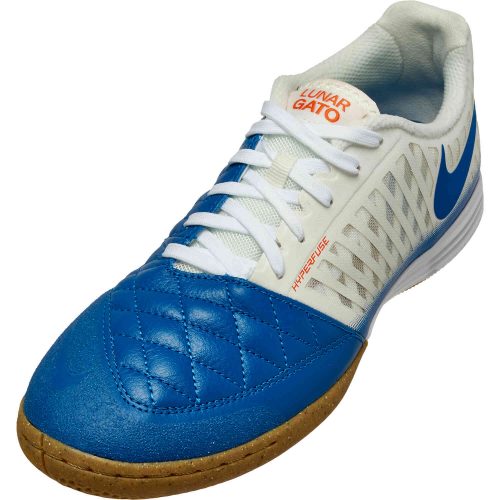 Nike Lunargato II – Sail & Blue Jay with White