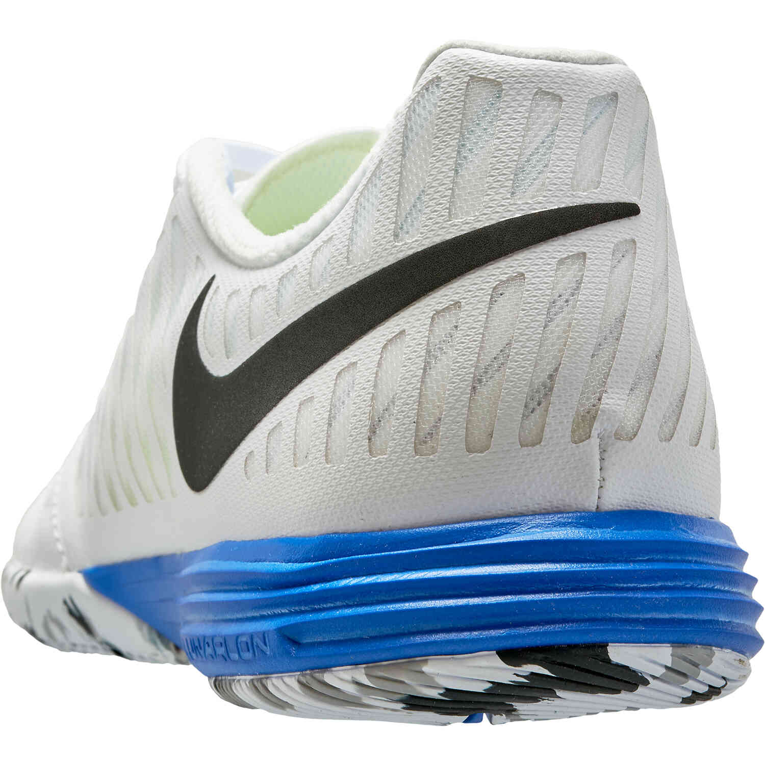 Nike Lunargato II IC – White & Black with Glacier Blue with Racer Blue