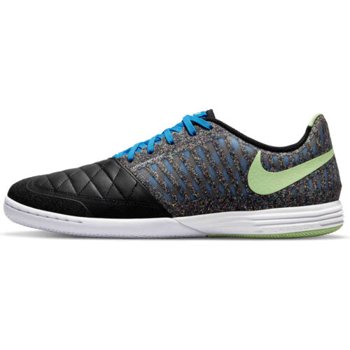 Nike Lunargato II IC – White & Black with Light Photo Blue with Black