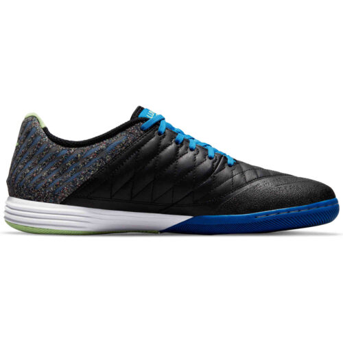 Nike Lunargato II IC – White & Black with Light Photo Blue with Black
