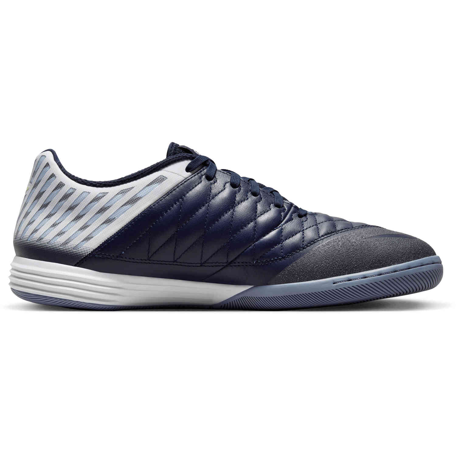Nike Lunargato II IC White Barely Volt with Blackened Blue