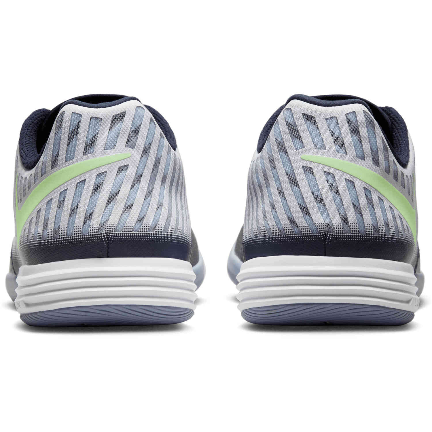 Nike Lunargato II IC – White & Barely Volt with Blackened Blue