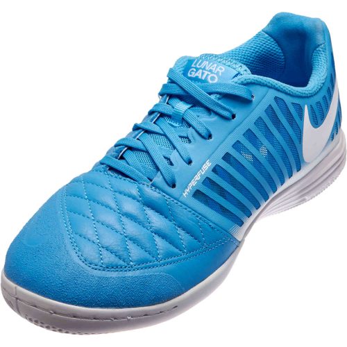 Nike Lunargato II IC – University Blue & White with University Blue