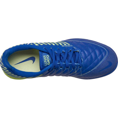 Nike Lunargato II IC – Hyper Blue & White with Barely Volt