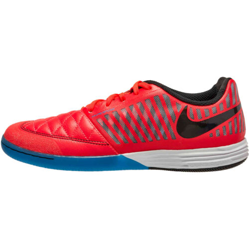 Nike Lunargato II IC – Bright Crimson & Black with White with Photo Blue