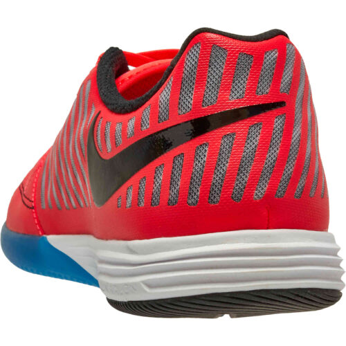 Nike Lunargato II IC – Bright Crimson & Black with White with Photo Blue