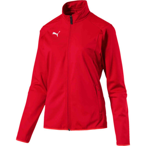 Womens Puma Liga Training Jacket – Red