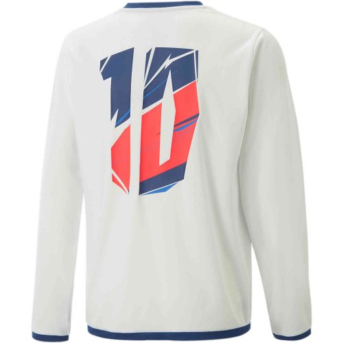 Kids PUMA CP10 L/S Jersey – White