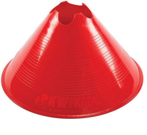 KwikGoal Jumbo Disc Cone 12 Pack – Red