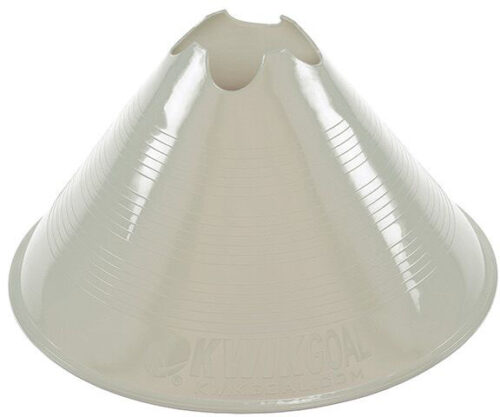 KwikGoal Jumbo Disc Cone 12 Pack – White