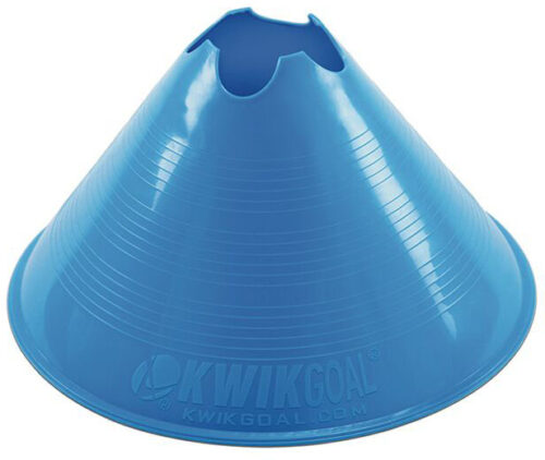 KwikGoal Jumbo Disc Cone 12 Pack – Blue