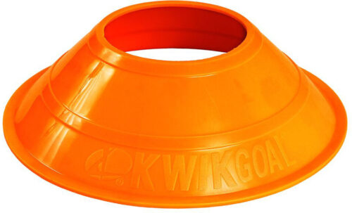 KwikGoal Mini Disc Cones 25 Pack – Hi-Vis Orange