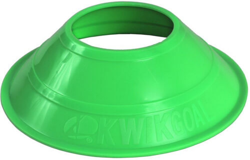 KwikGoal Mini Disc Cones 25 Pack – Hi-Vis Green