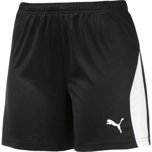 Womens Puma Liga Shorts – Black