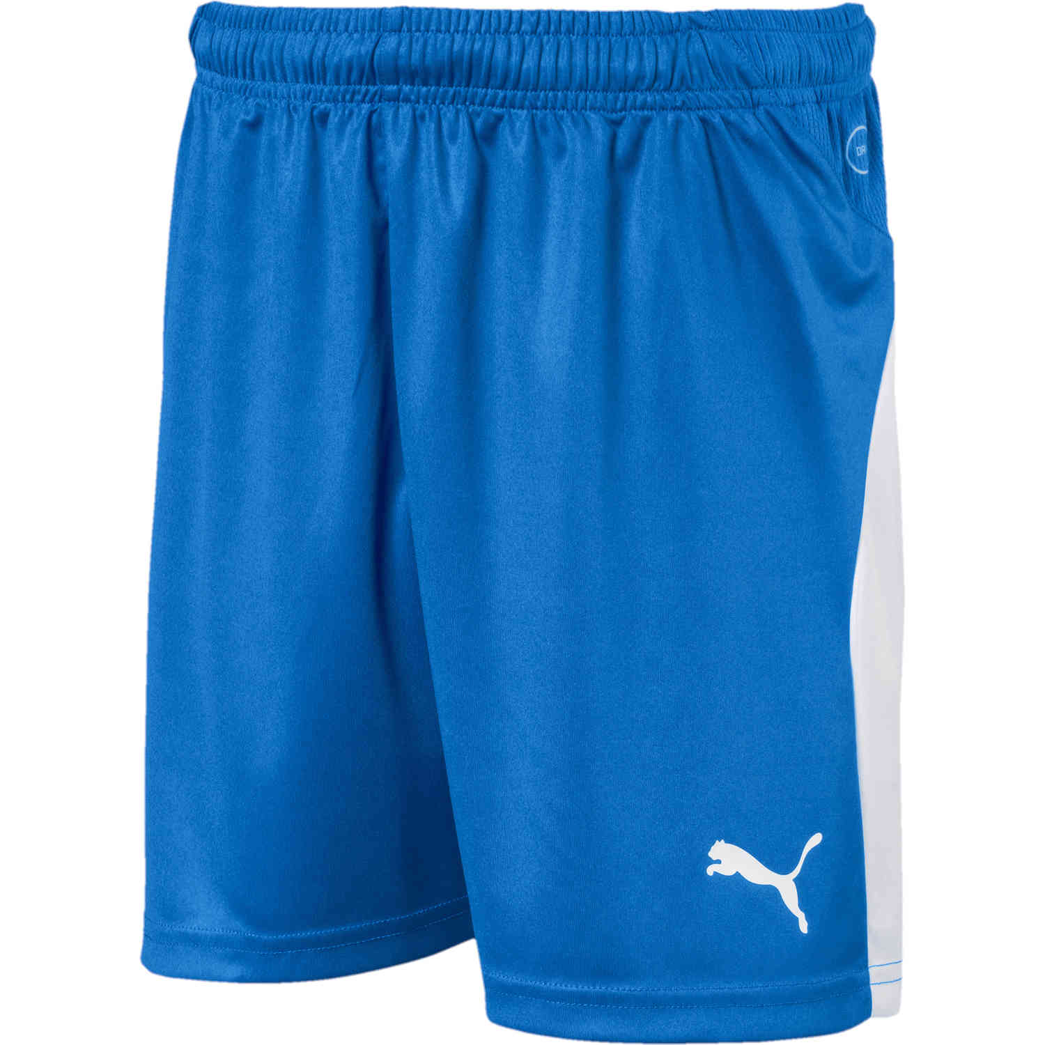 Kids Puma Liga Shorts - Electric Blue Lemonade - SoccerPro