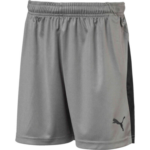 Kids Puma Liga Shorts – Steel Grey
