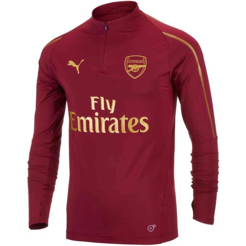 PUMA Arsenal 1/4 Zip Top – Pomegranate