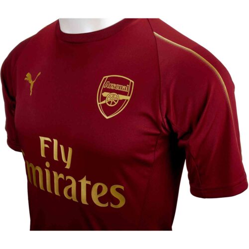 PUMA Arsenal Training Jersey – Pomegranate