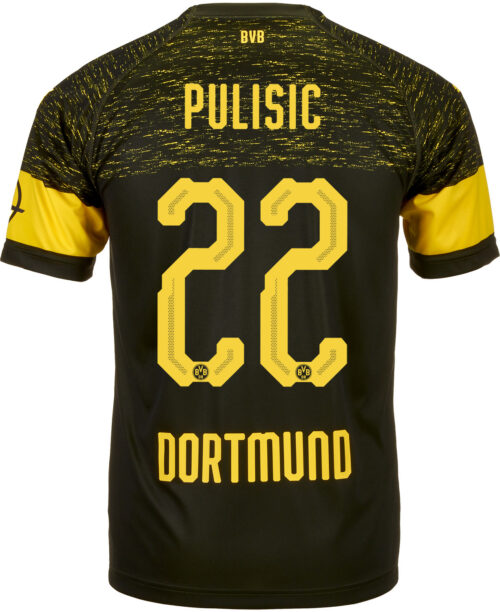 2018/19 PUMA Christian Pulisic Borussia Dortmund Away Jersey
