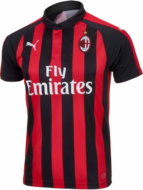 2018/19 PUMA Kids AC Milan Home Jersey