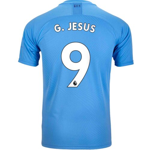 2019/20 PUMA Gabriel Jesus Manchester City Home Authentic Jersey
