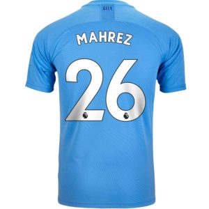 2019/20 PUMA Riyad Mahrez Manchester City Home Authentic Jersey - SoccerPro
