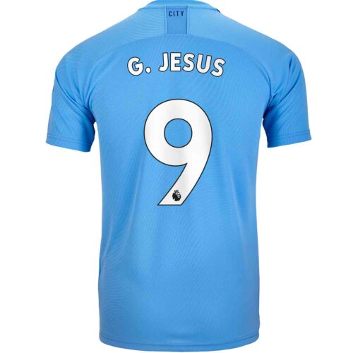 2019/20 Kids PUMA Gabriel Jesus Manchester City Home Jersey