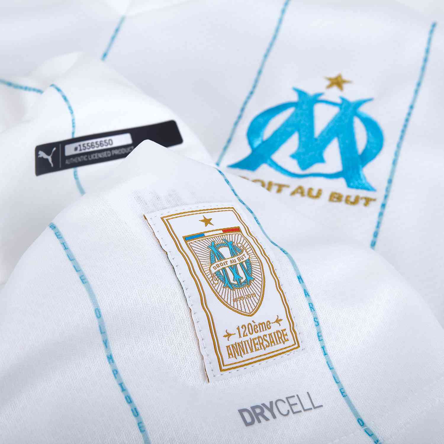 2019/20 PUMA Marseille Home Jersey - SoccerPro