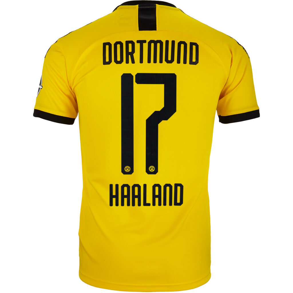 2019/20 PUMA Erling Haaland Borussia Dortmund Home Jersey - SoccerPro