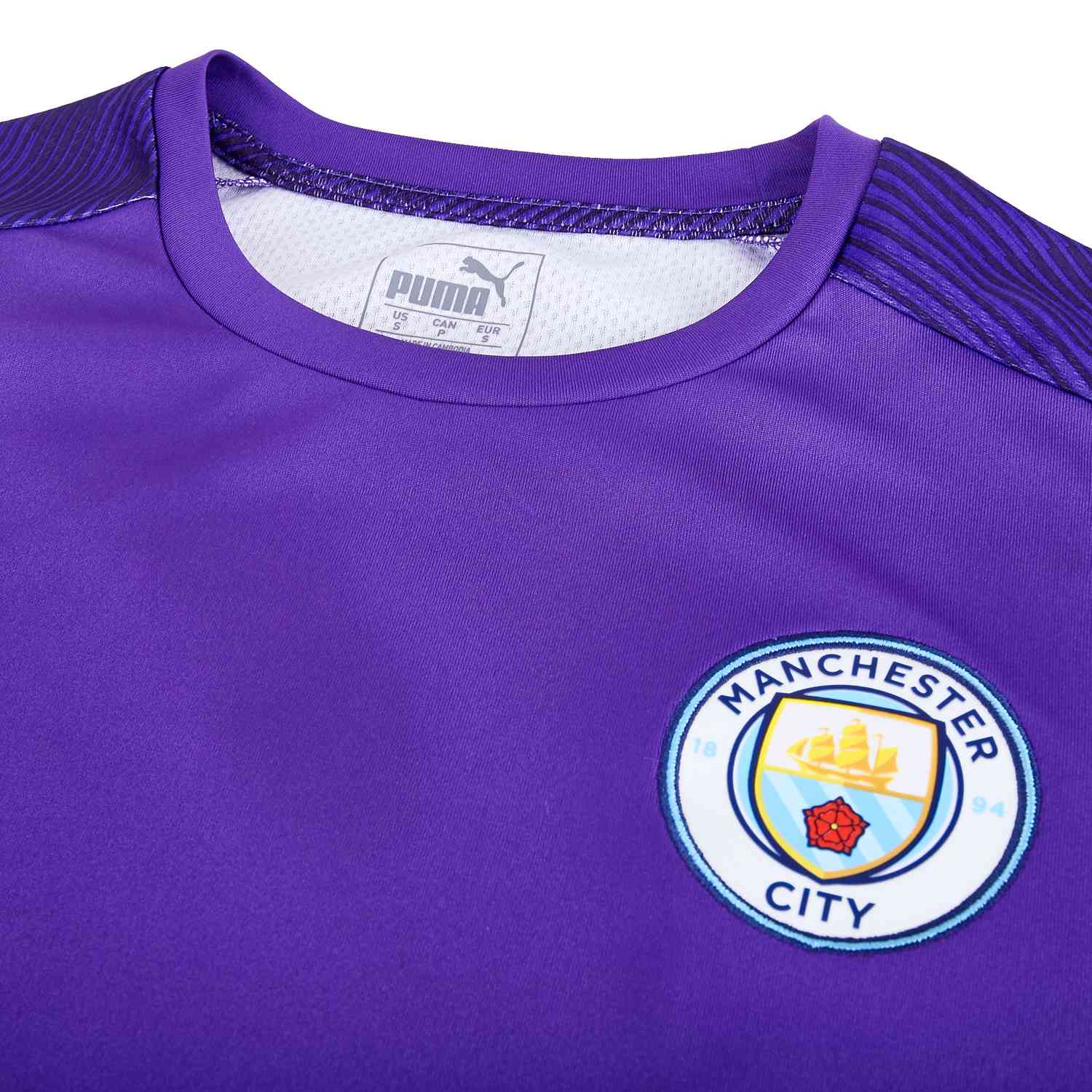 purple and blue jersey