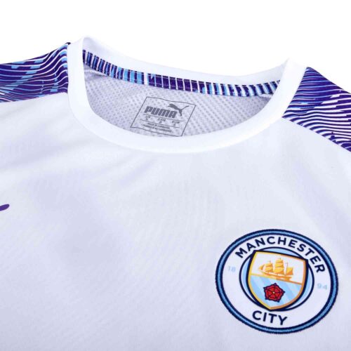 PUMA Manchester City Training Jersey – White/Tillandsia Purple