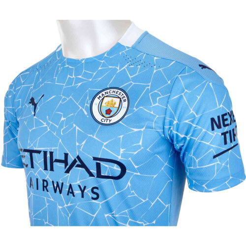 2020/21 PUMA Ferran Torres Manchester City Home Authentic Jersey