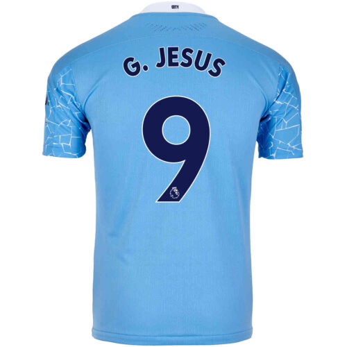 2020/21 Gabriel Jesus Manchester City Home Authentic Jersey