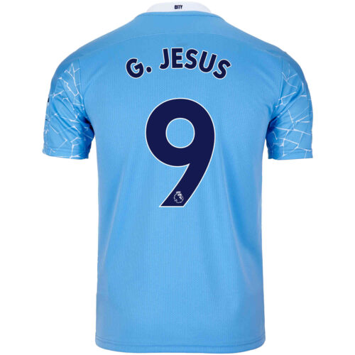 2020/21 Gabriel Jesus Manchester City Home Jersey