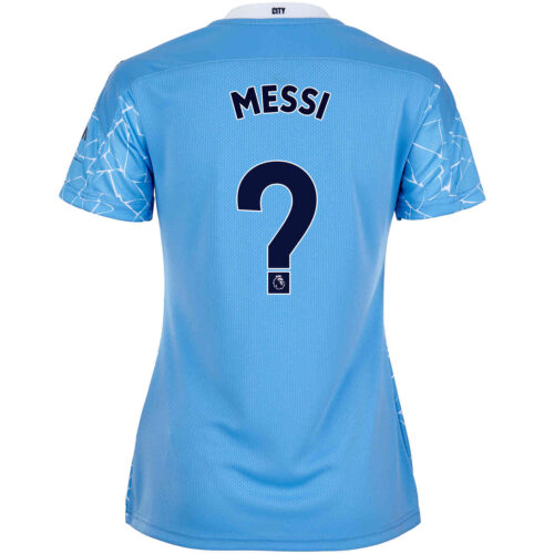 2020/21 Womens PUMA Lionel Messi Manchester City Home Jersey