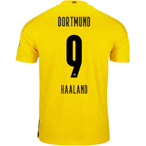 2020/21 Kids PUMA Erling Braut Haaland Borussia Dortmund Home Jersey