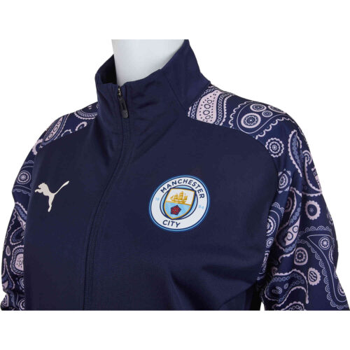 PUMA Manchester City Stadium Jacket – Peacoat/Lilac Snow