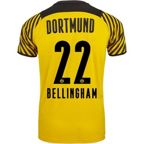 2021/22 Kids PUMA Jude Bellingham Borussia Dortmund Home Jersey